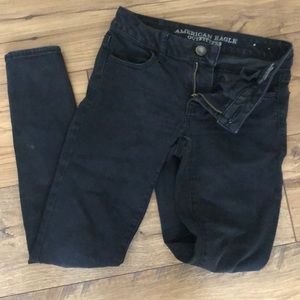 American Eagle black skinny jeans